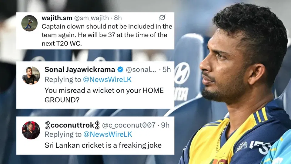 “Clown Captain”- Sri Lanka Fans Fry Dasun Shanaka After Post-Match Howler Comment